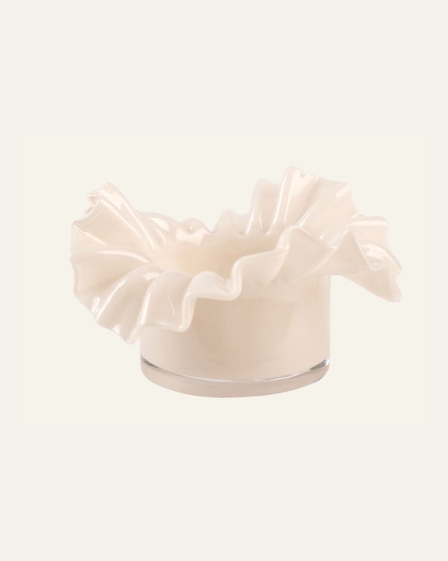 Värmeljushållare ljusbeige - 16,5x16,5x9 cm ljusbeige - 1