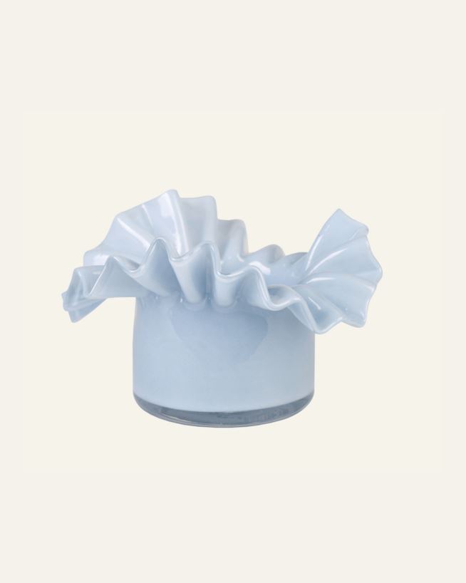 Värmeljushållare ljusblå - 16,5x16,5x9 cm ljusblå - 1