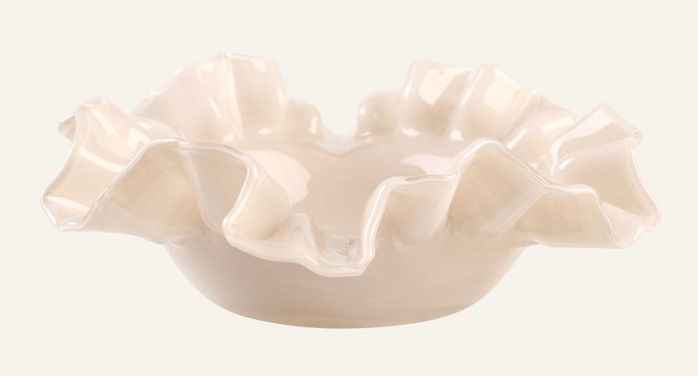 Värmeljushållare ljusbeige - 19,5x19,5x6 cm ljusbeige - 1