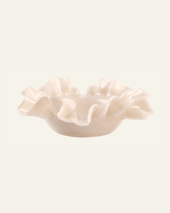 Värmeljushållare ljusbeige - 19,5x19,5x6 cm ljusbeige - 1