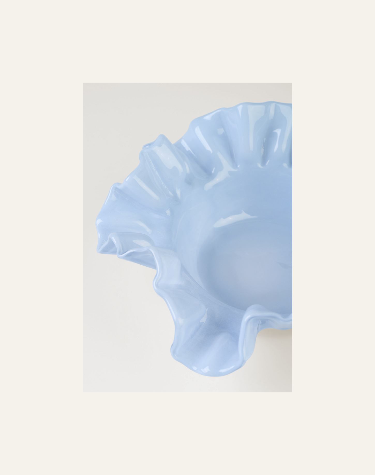 Värmeljushållare ljusblå - 2