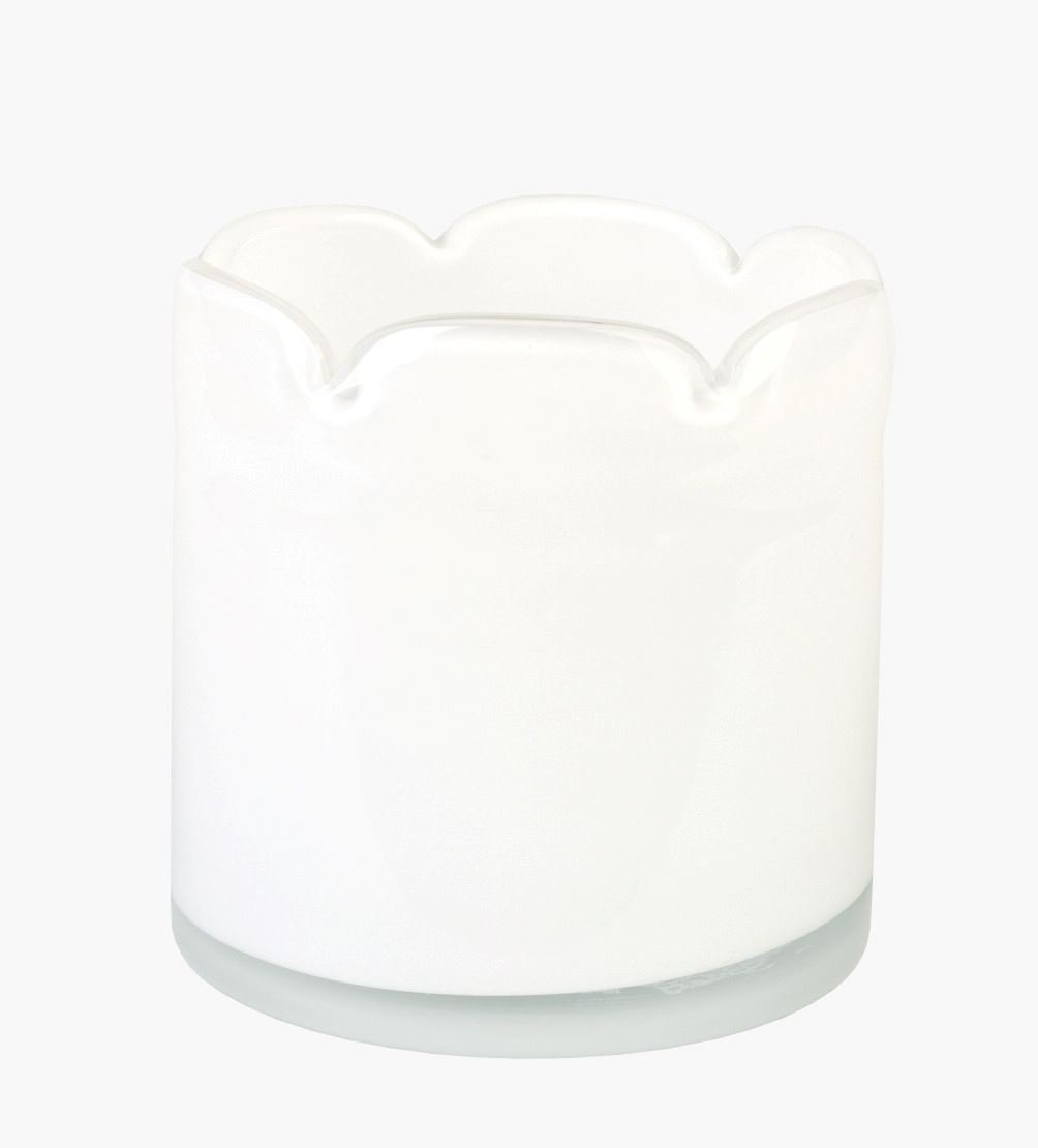 Värmeljushållare vit - 12x12x12 cm vit - 1
