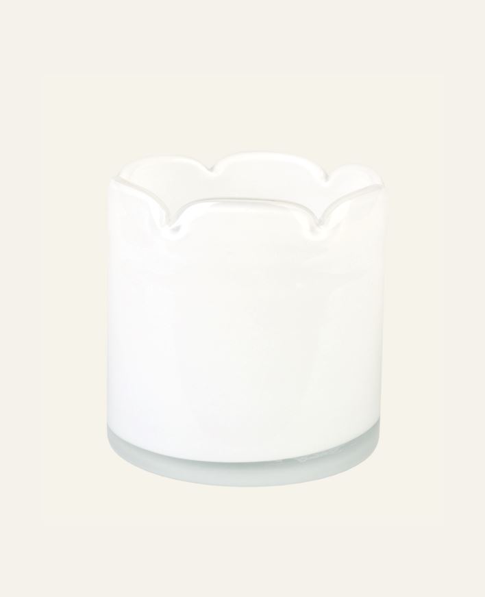 Värmeljushållare vit - 12x12x12 cm vit - 1