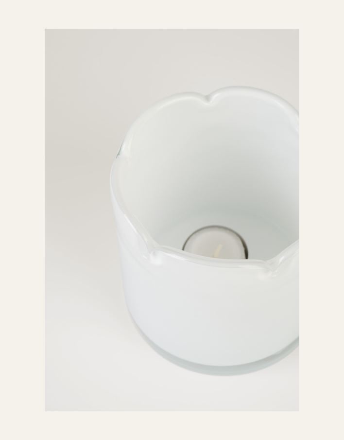 Värmeljushållare vit - 2