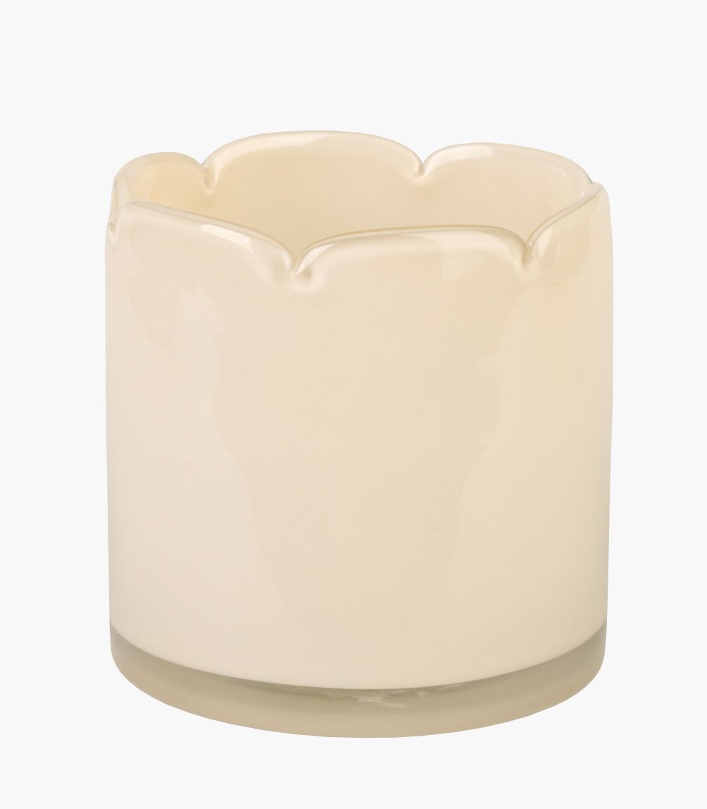 Värmeljushållare beige - 12x12x12 cm beige - 1