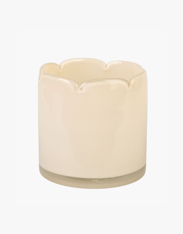 Värmeljushållare beige - 12x12x12 cm beige - 1