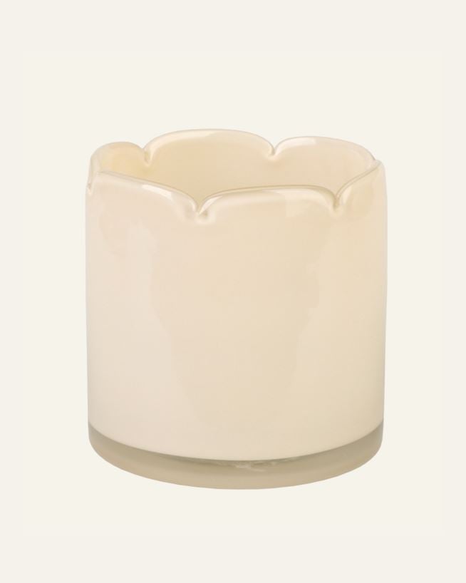 Värmeljushållare beige - 12x12x12 cm beige - 1
