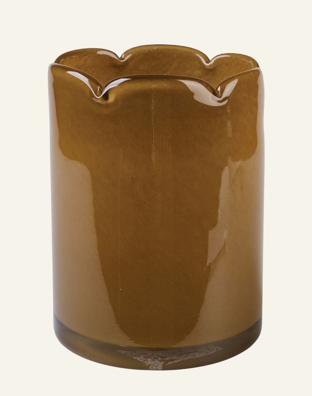Värmeljushållare brun - 12x12x12 cm brun - 1