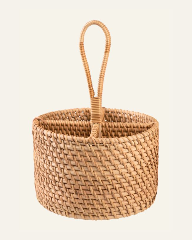 Bestickkorg natur - 19x19x28 cm natur - 1