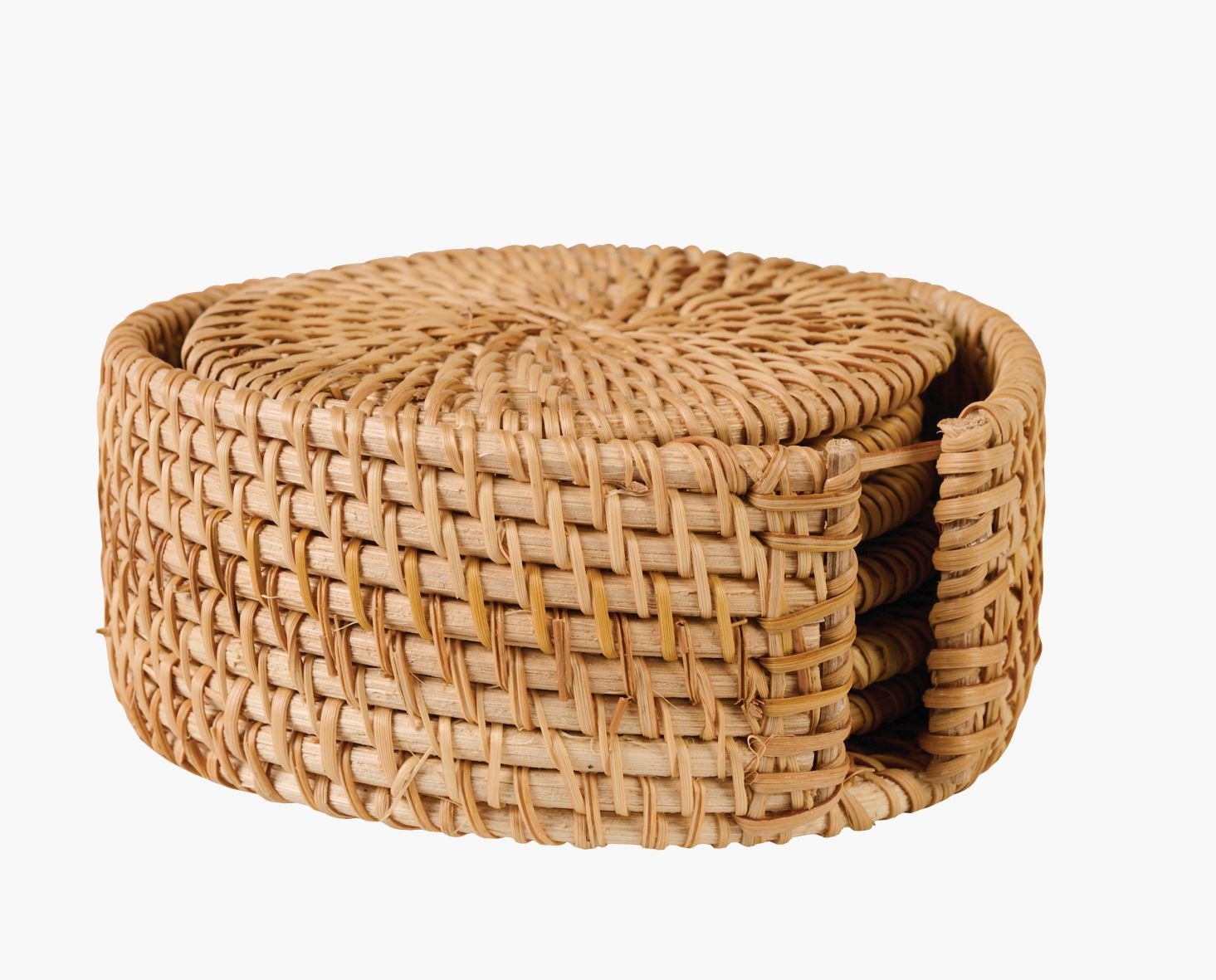 Glasunderlägg natur - ø12 cm natur - 1