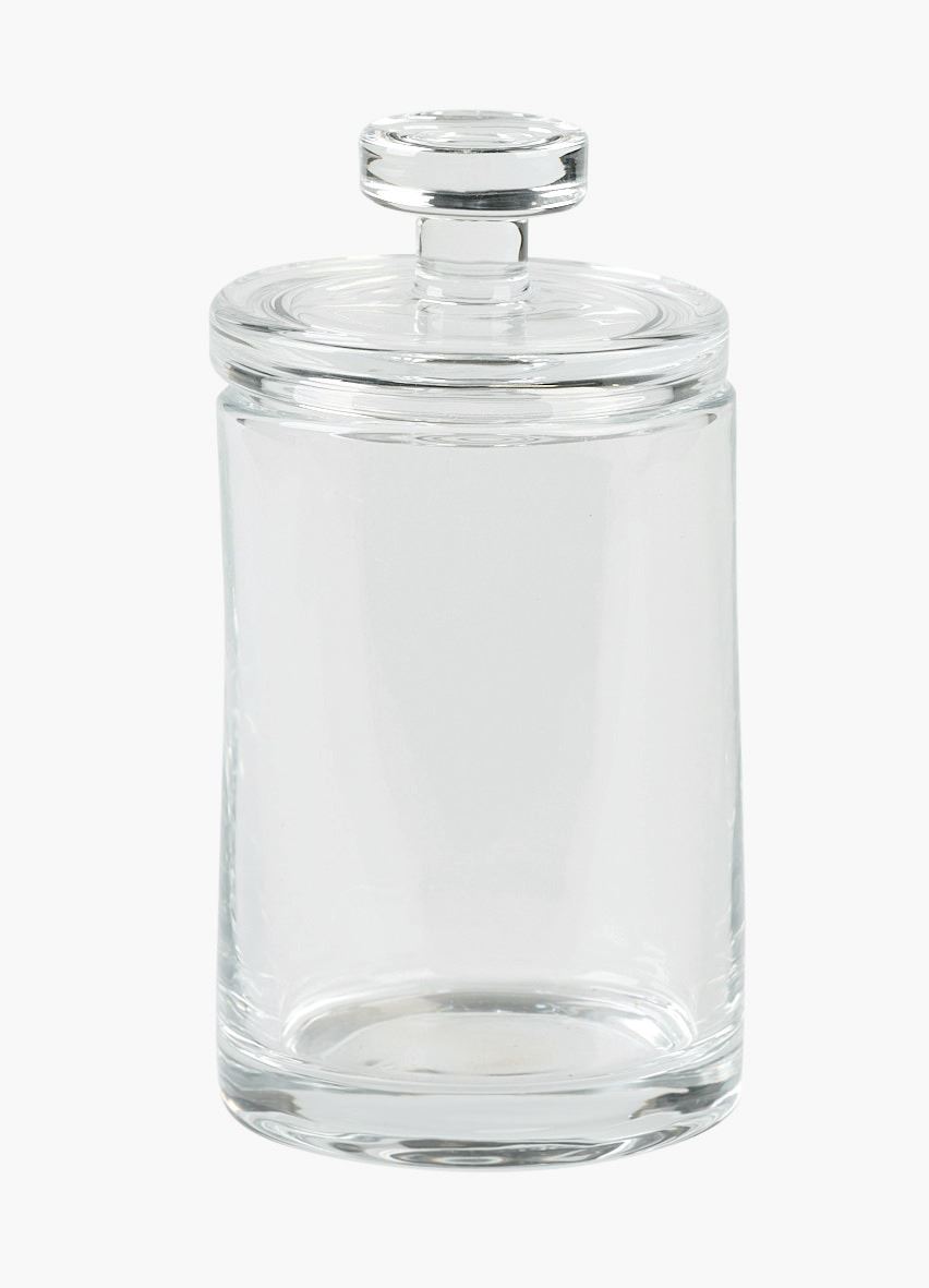 Glasburk med lock transparent - 7x7x13 cm transparent - 1