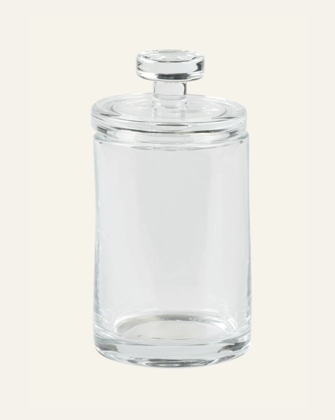 Glasburk med lock transparent - 7x7x13 cm transparent - 1