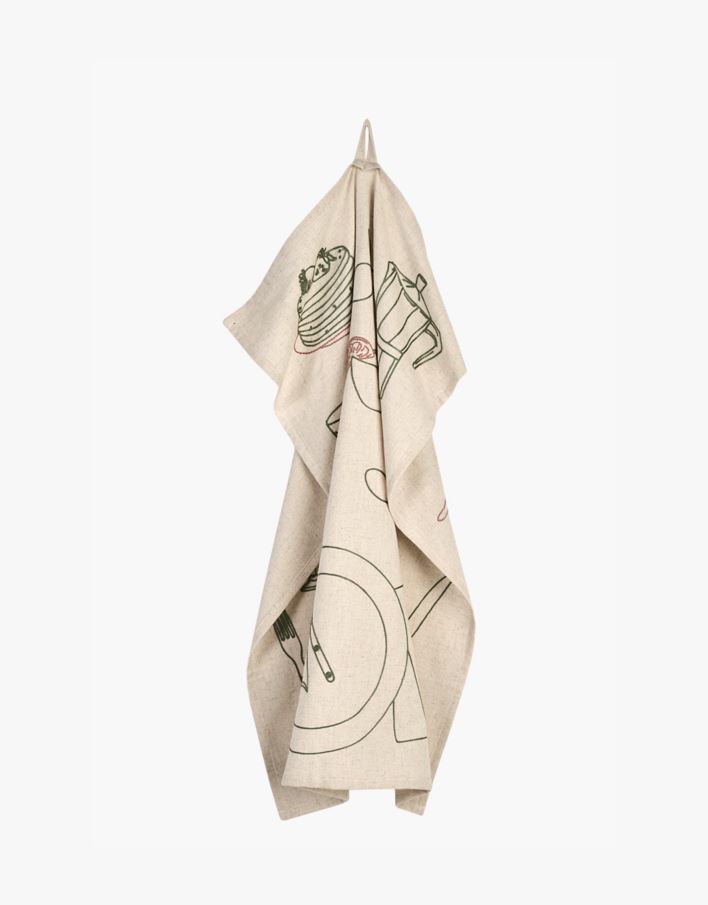 Kökshandduk natur - 50x70 cm natur - 1