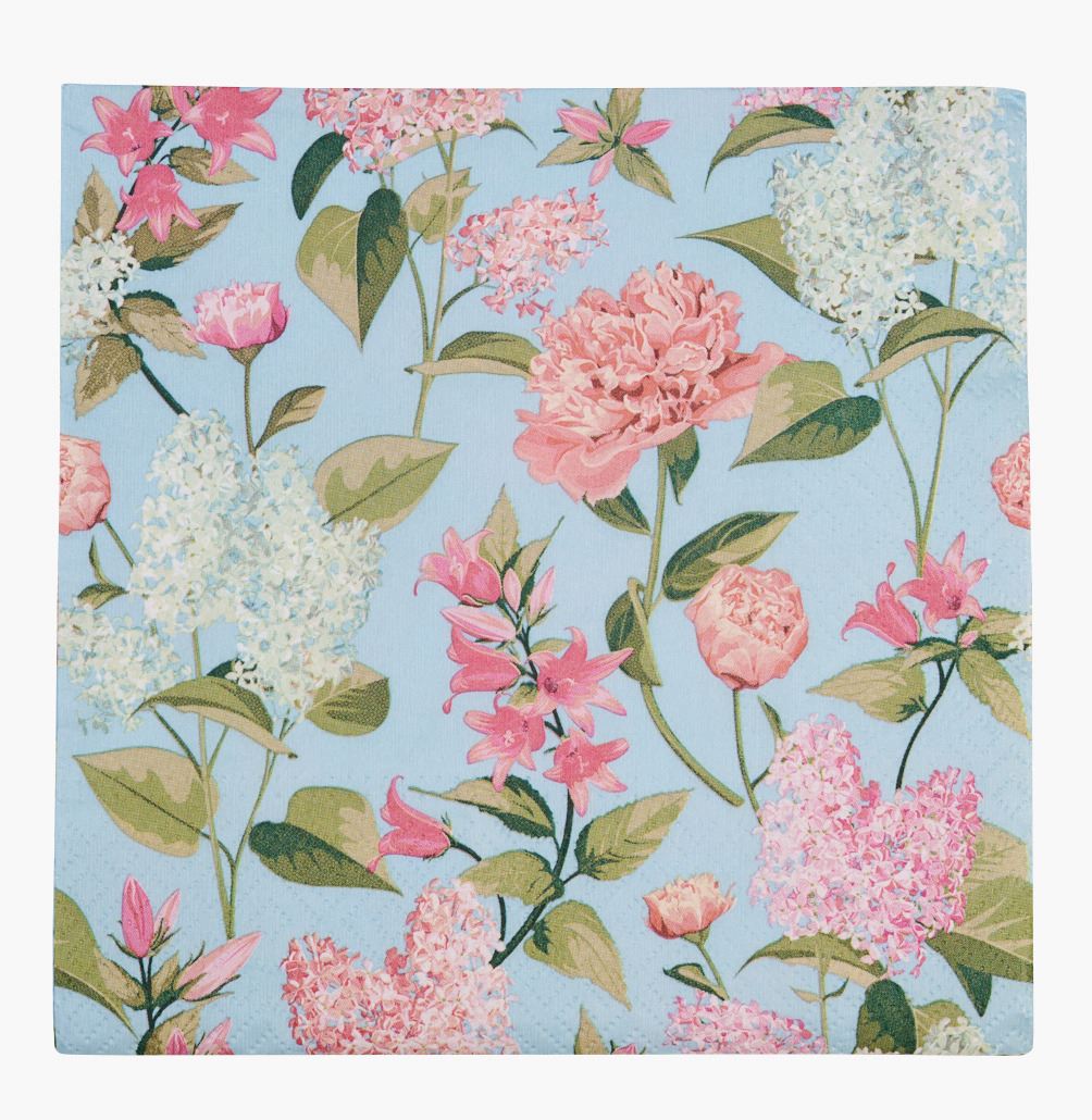 Pappersservetter multi/rosa - 33x33 cm multi/rosa - 1