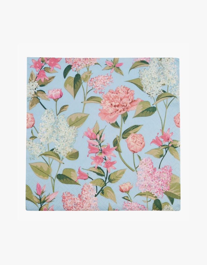 Pappersservetter multi/rosa - 33x33 cm multi/rosa - 1