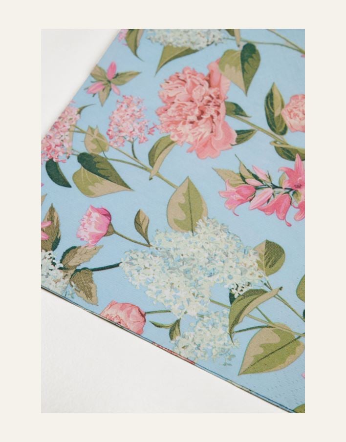 Pappersservetter multi/rosa - 2