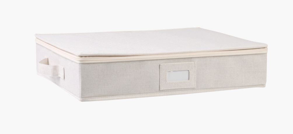 Förvaringslåda ljus natur - 46x35x10,2 cm ljus natur - 1