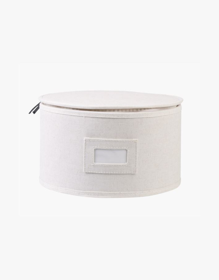 Förvaringslåda ljus natur - ø18,5x14 cm ljus natur - 1