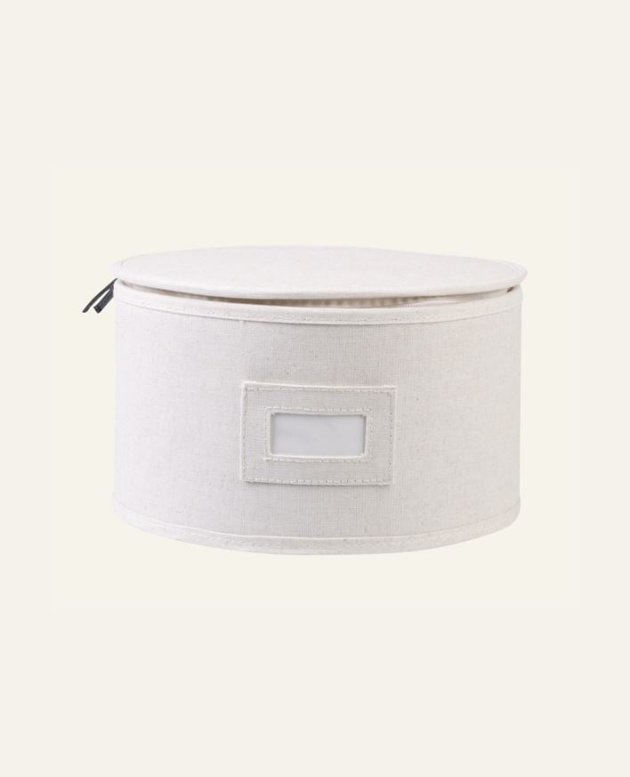 Förvaringslåda ljus natur - ø25,5x15,5 cm ljus natur - 1