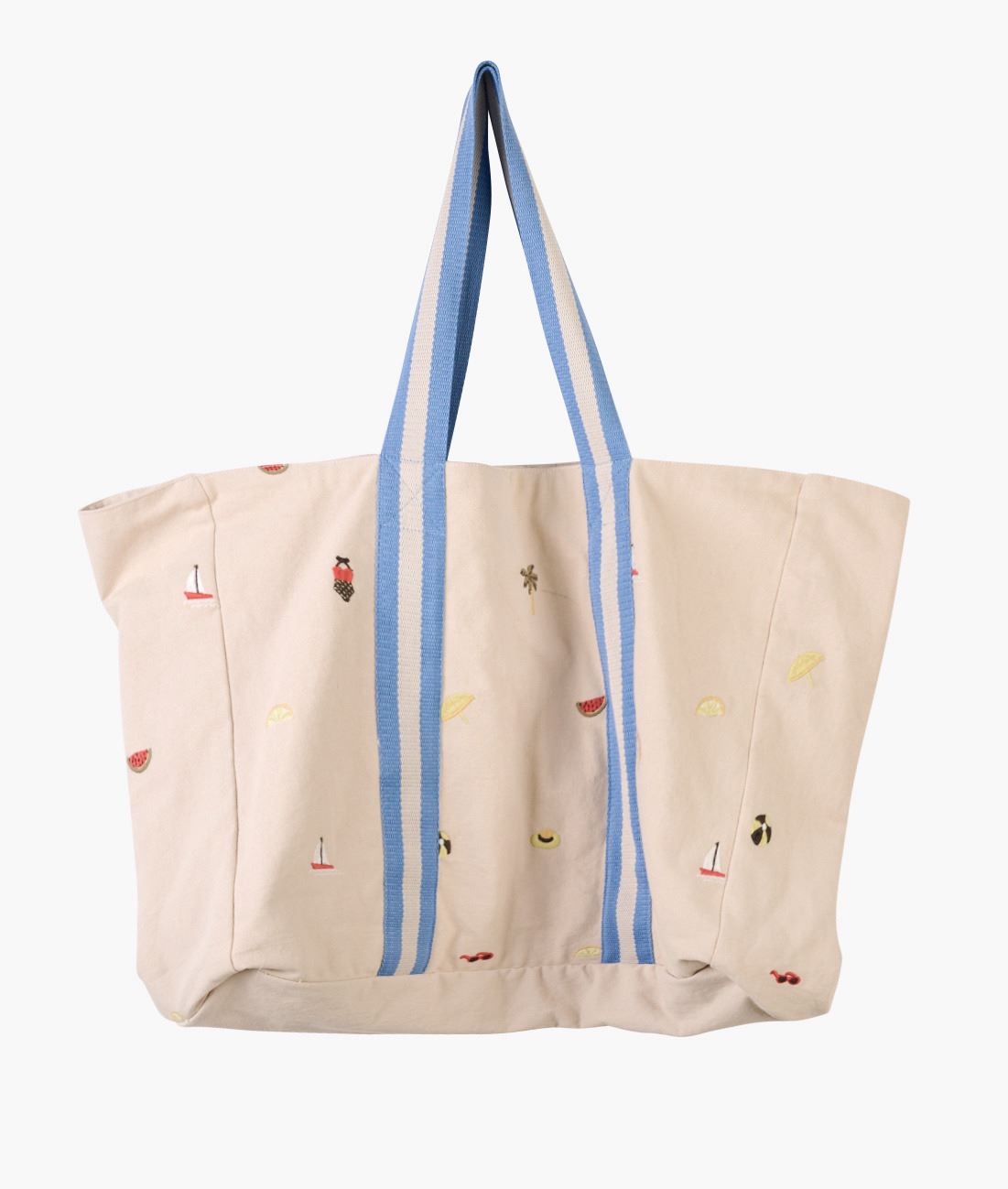 Strandväska multi/blå - 37x50 cm multi/blå - 1