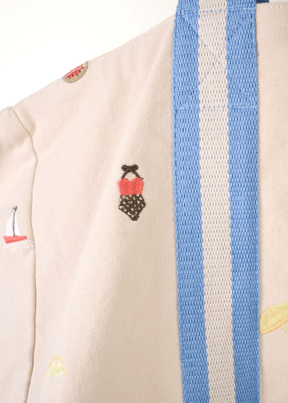 Strandväska multi/blå - 2