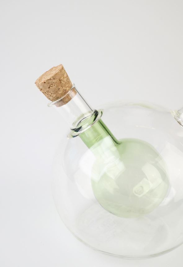Olja-och-vinägerflaska grön - 3