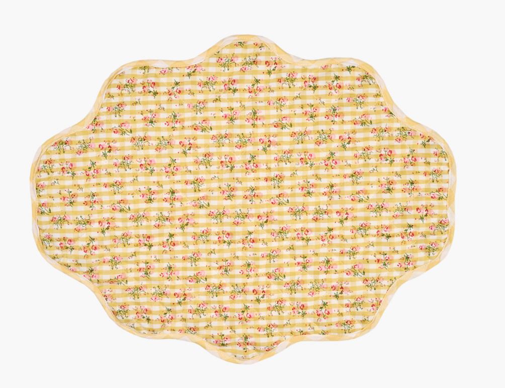 Bordstablett gul - 36x46 cm gul - 1