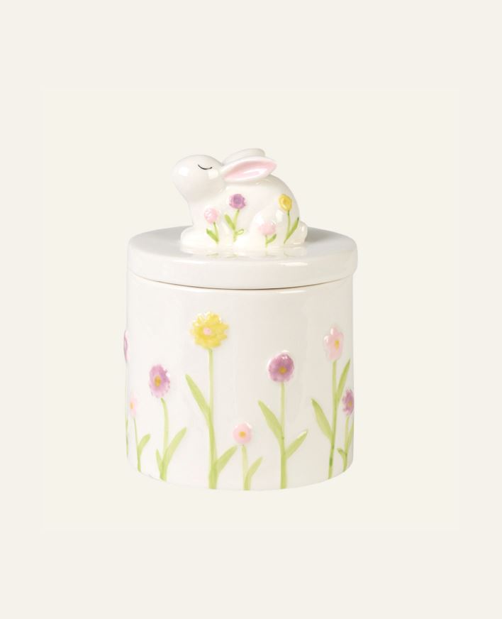 Förvaringsask multi/vit - 14x10,6x10,3 multi/vit - 1