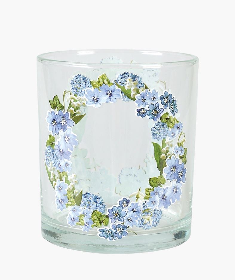 Värmeljushållare blå - 11,5x11,5x13 cm blå - 1