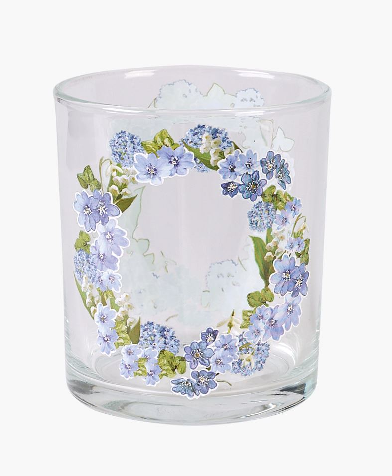 Värmeljushållare blå - 8,8x8,8x10 cm blå - 1