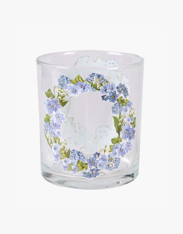 Värmeljushållare blå - 8,8x8,8x10 cm blå - 1