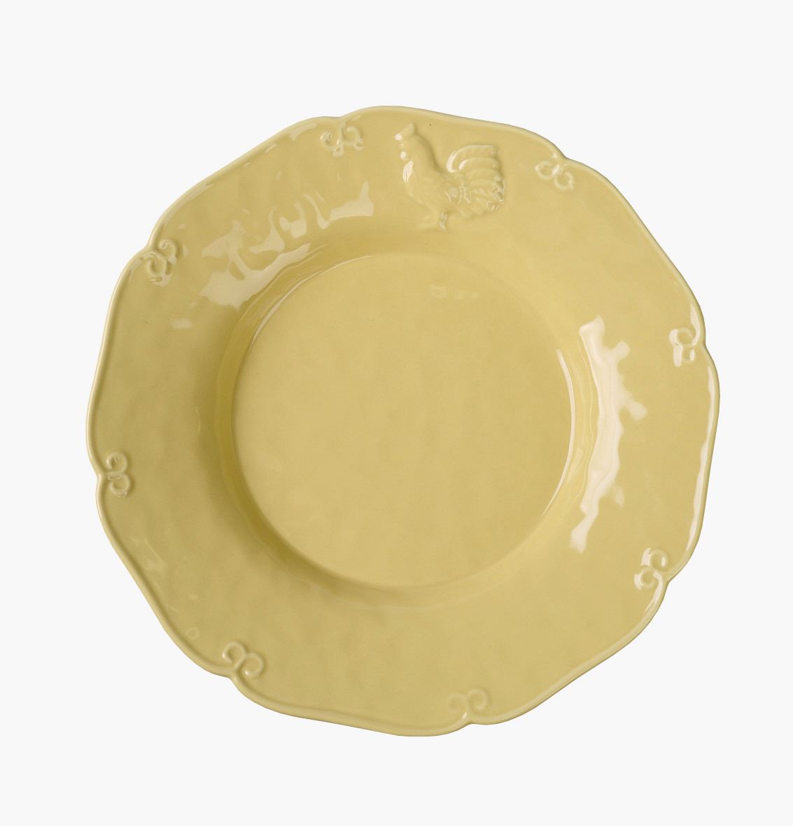 Skål gul - ø20 h3,5 cm gul - 1