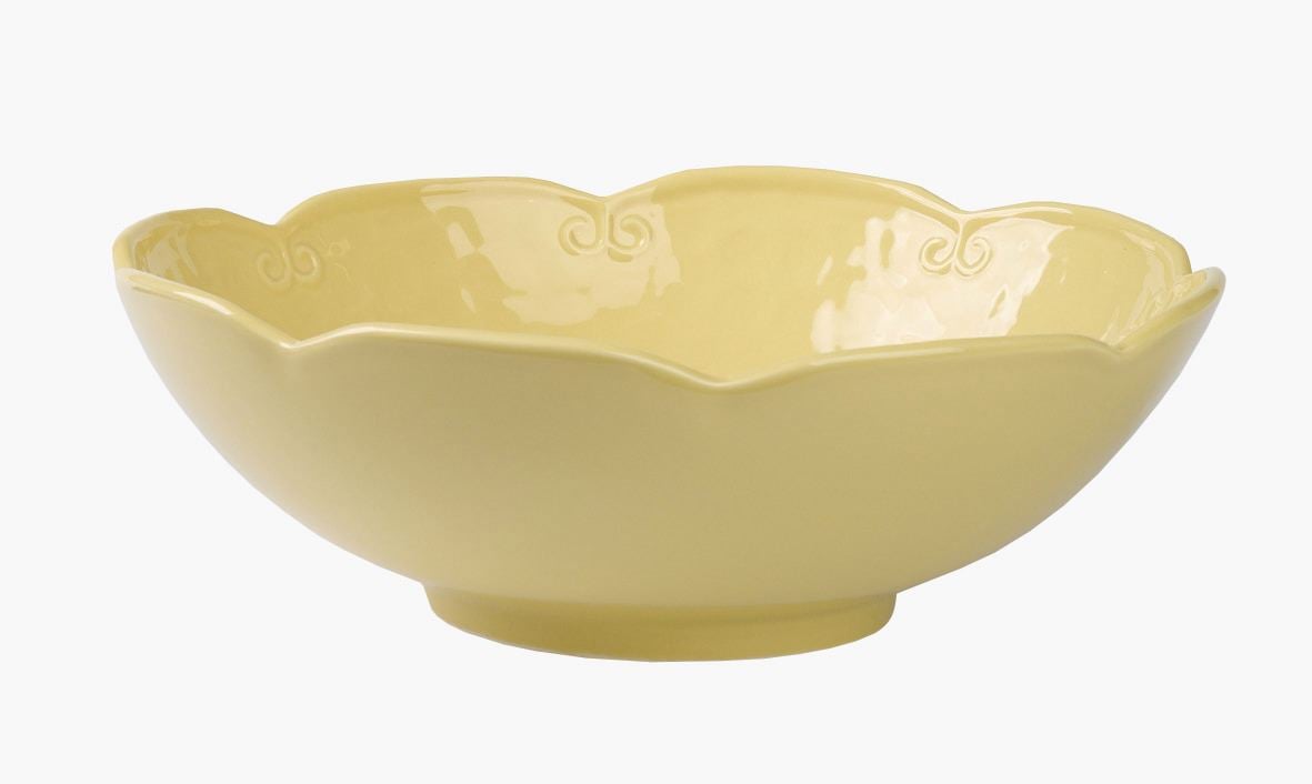 Skål gul - ø28 h9,5 cm gul - 1