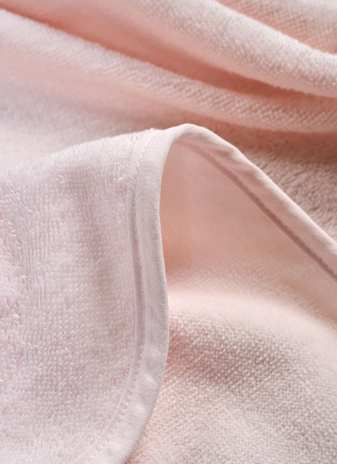 Badhandduk med huva ljusrosa - 2
