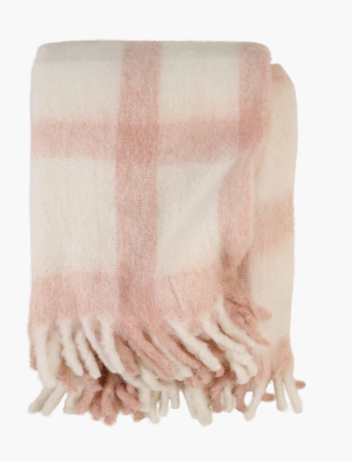 Pläd multi/rosa - 130x170 cm multi/rosa - 1