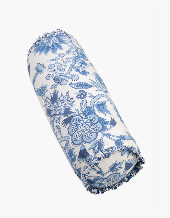 Bolsterpute multi/blå - 40x15 cm + 2 cm multi/blå - 1