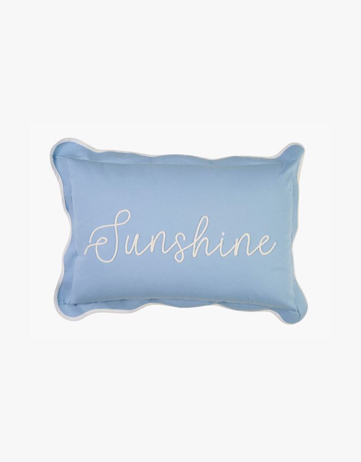 Prydnadskudde ljusblå - 40x60 cm ljusblå - 1