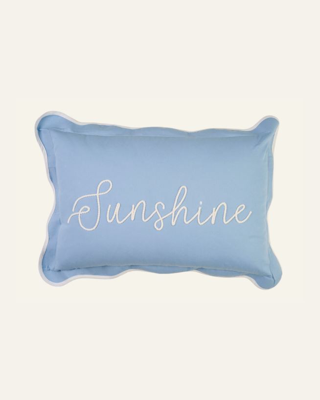 Prydnadskudde ljusblå - 40x60 cm ljusblå - 1