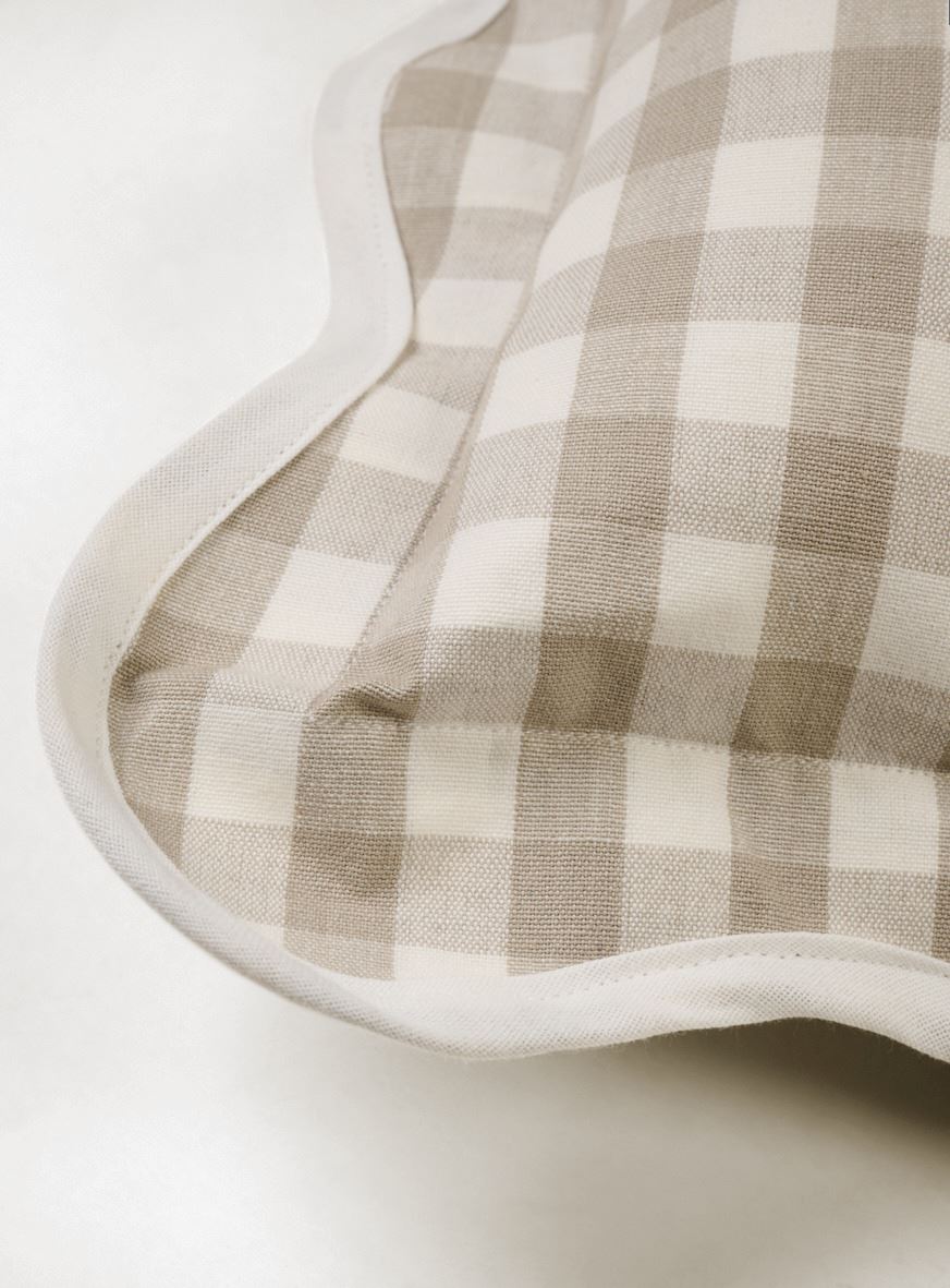 Prydnadskudde beige - 2