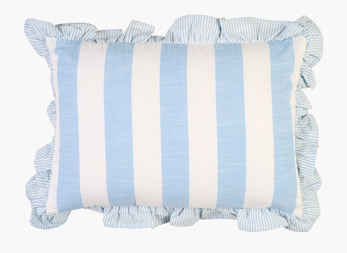 Prydnadskudde ljusblå - 35x50 cm ljusblå - 1