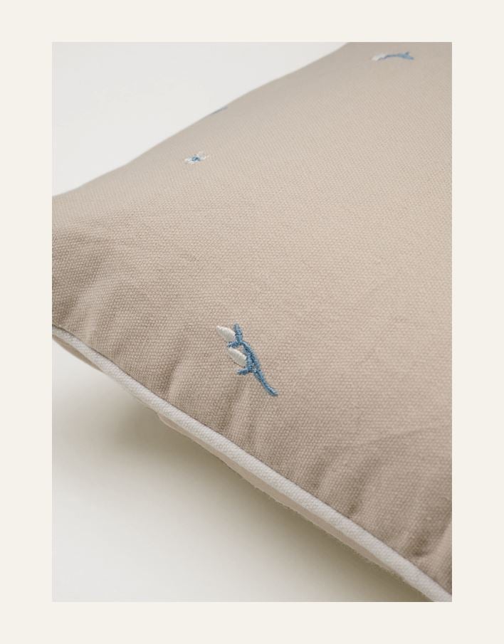 Prydnadskudde beige - 2