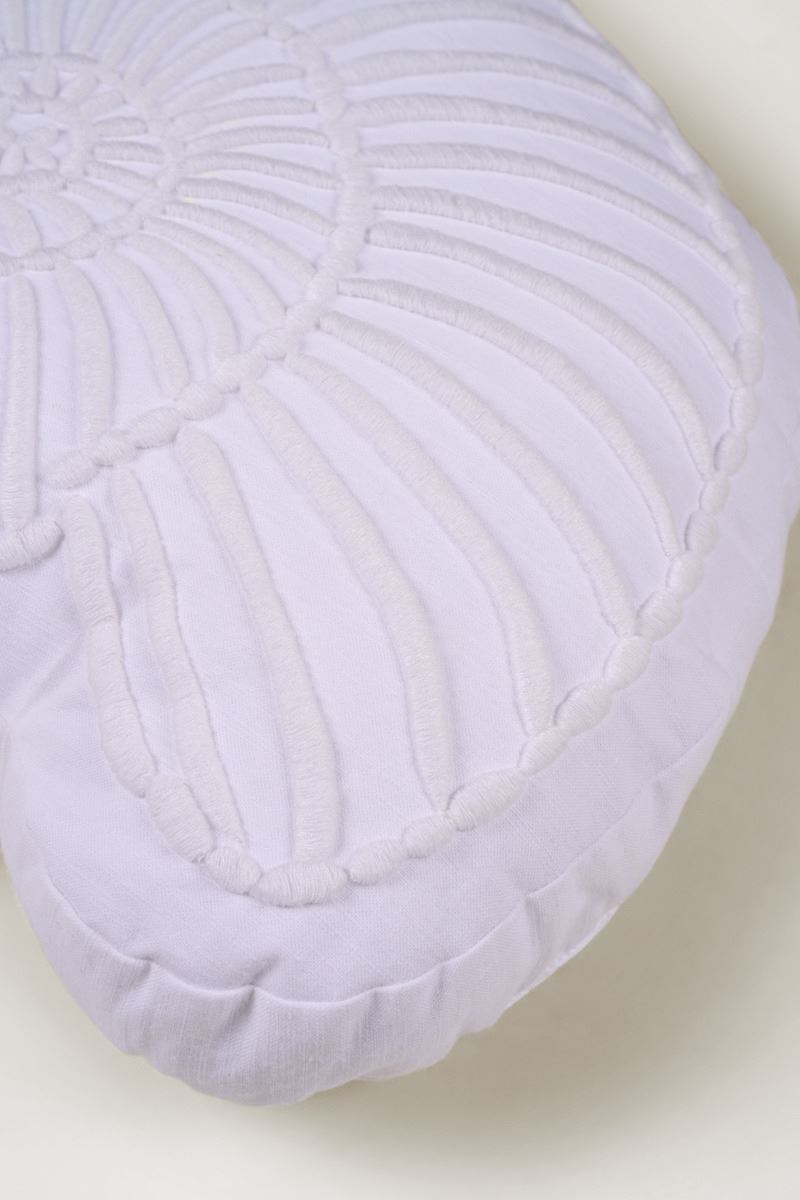 Prydnadskudde vit - 2