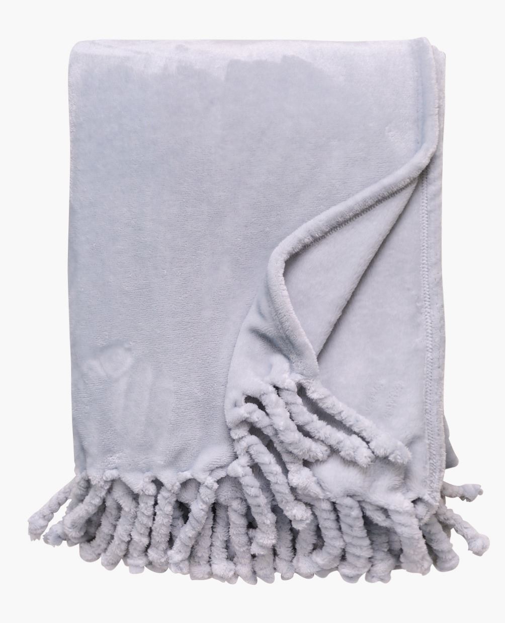 Fleecepläd ljusblå - 130x170 cm ljusblå - 1