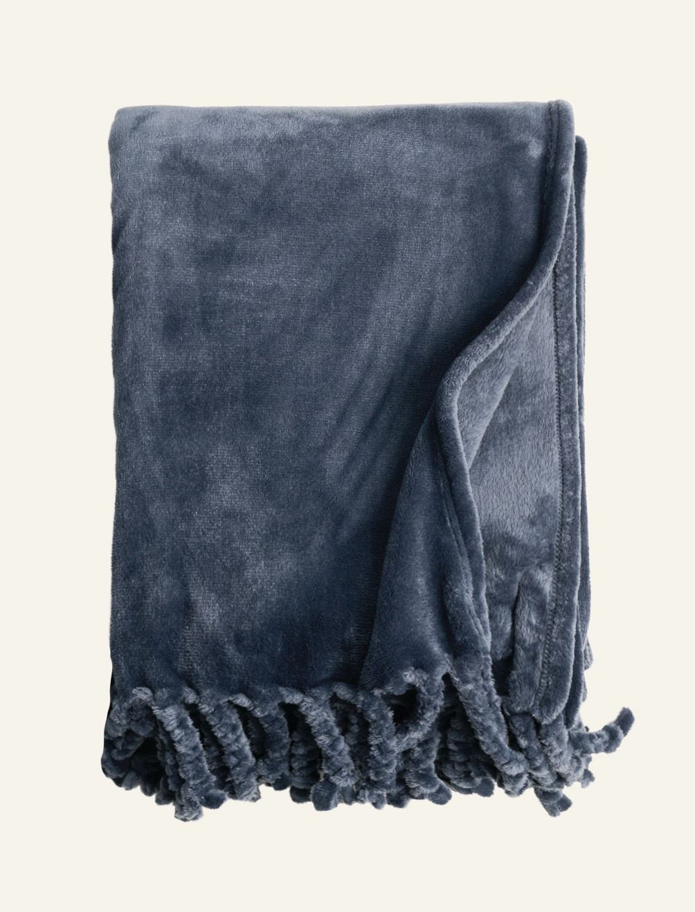 Fleecepläd mörkblå - 130x170 cm mörkblå - 1