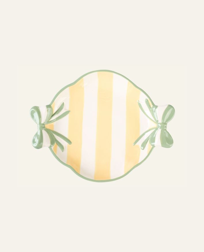 Tallrik gul - 27x21 cm gul - 1