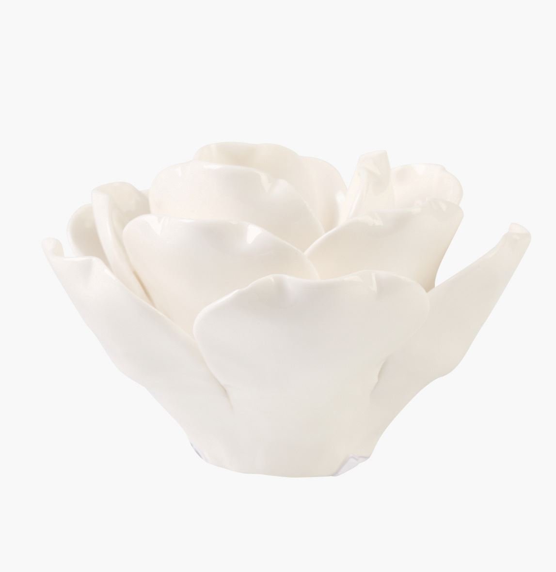 Värmeljushållare vit - 11x11x7,8 cm vit - 1