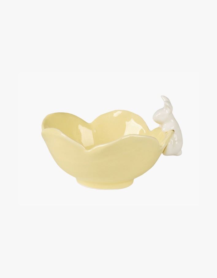 Skål ljusgul - 13,1x12x8,9 cm ljusgul - 1