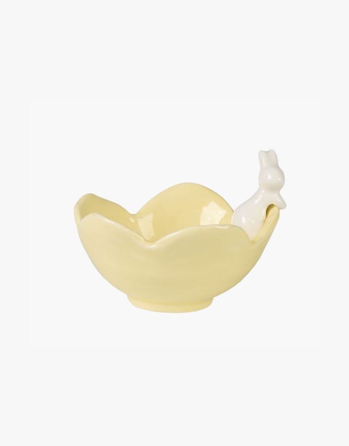Skål ljusgul - 9,5x9,4x7,8 cm ljusgul - 1