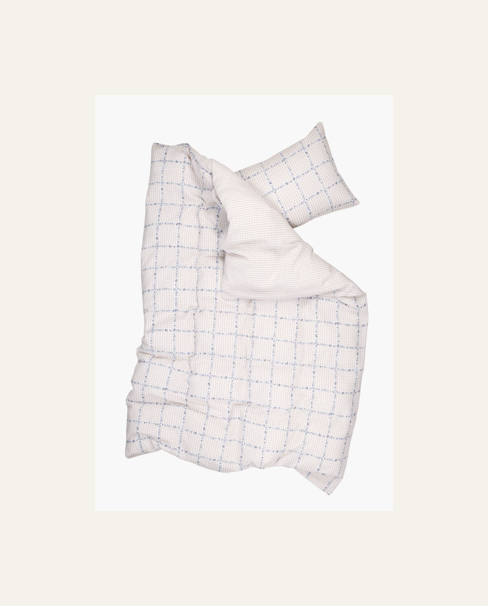 Påslakanset i bäckebölja multi/beige - 2