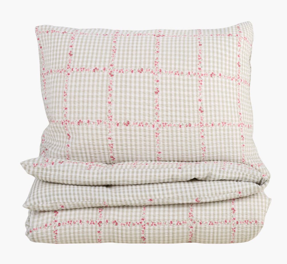 Påslakanset i bäckebölja multi/grön - 150x210 cm multi/grön - 1